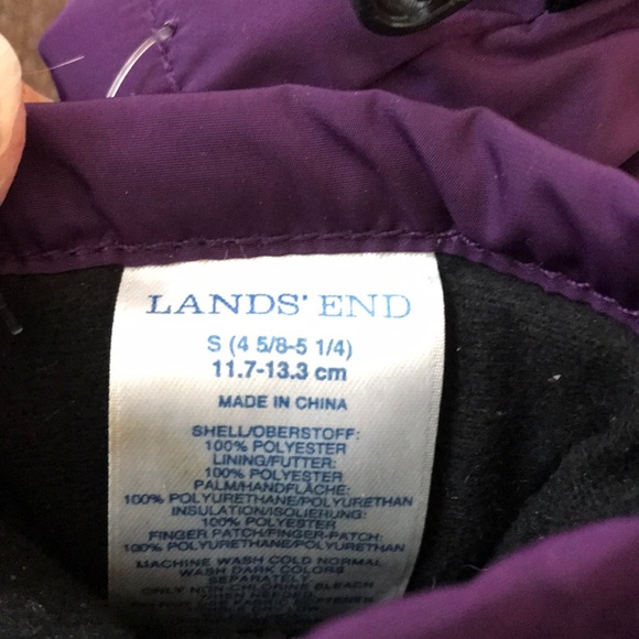 LANDS’ END women’s squall gloves. EZ touch tips. - Picture 4 of 4